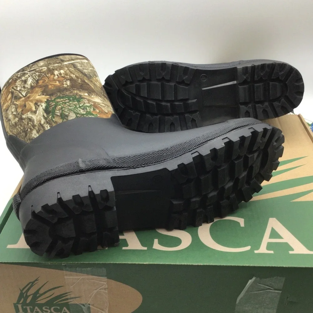 Itasca Swampwalker XLT‎ Realtree Camo Neoprene Waterproof Mens Boots Size 13 NEW